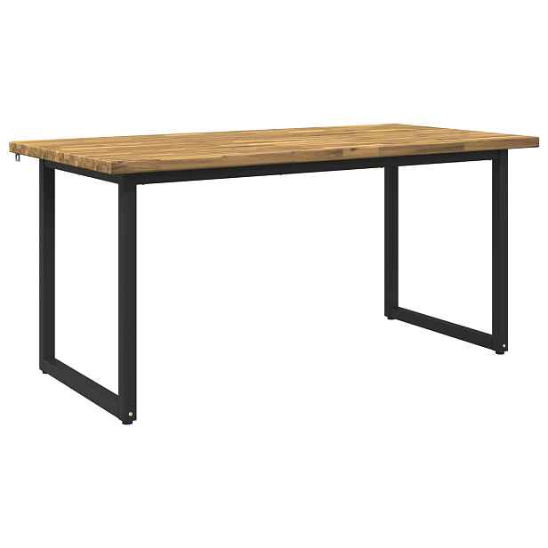 vidaXL Čtvercový jídelní stůl 160 x 70 x 75 cm Masivní akátové dřevo