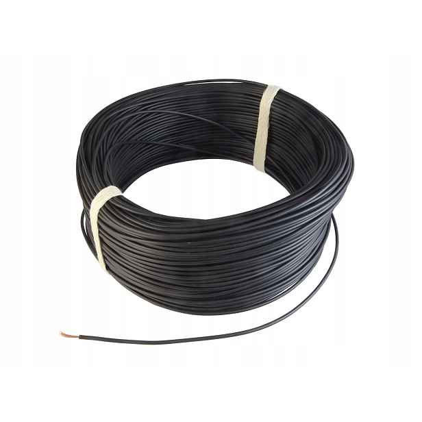 Instalační kabel Lgy 1mm² H05V-K Texsim černý (role 100 m)