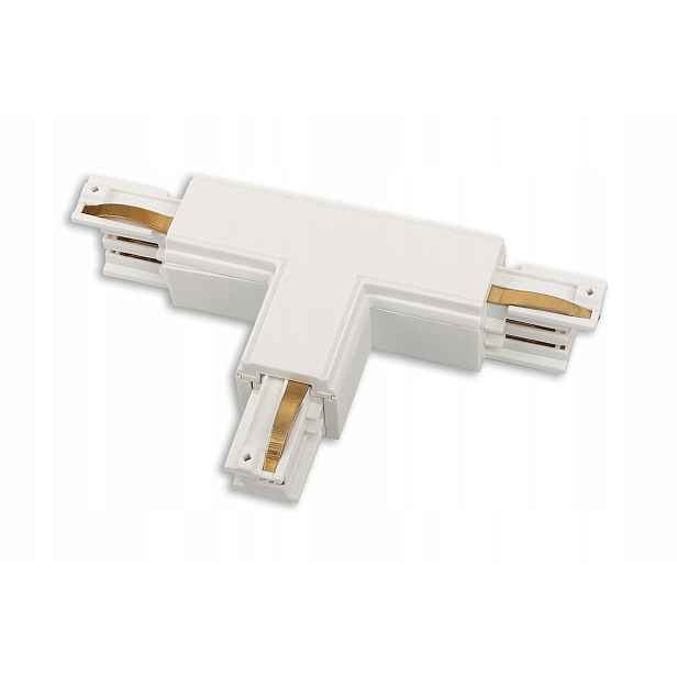 Maxlight Spojka T levá bílá 3-fázová, hliník, IP20, 220-240V