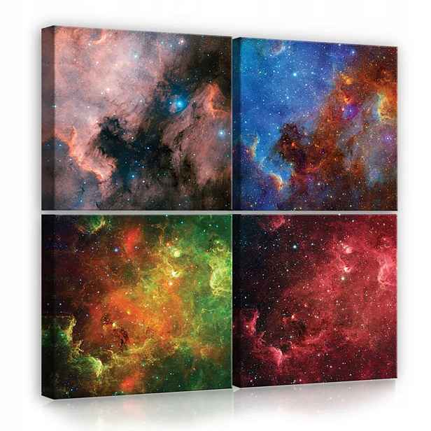 Obraz Na Plátně Canvas 50x50 Nebe Vesmír Hvězdy