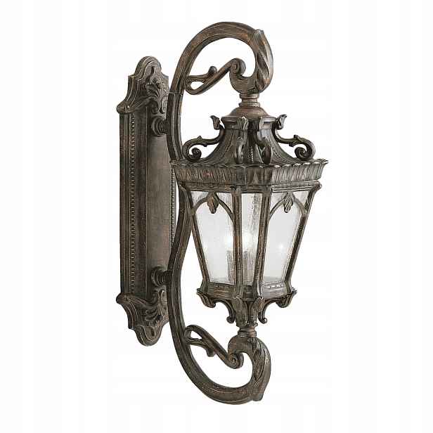 Venkovní zámecké nástěnné svítidlo Kichler Tournai 4xE14 60W hnědé IP44