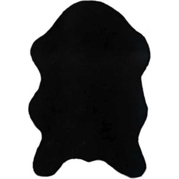 Umělá kožešina RABIT, černá, 60x90 cm