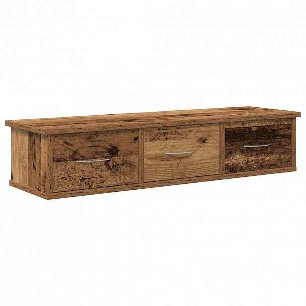 vidaXL Nástěnná skříňka old wood 88 x 26 x 18,5 cm kompozitní dřevo