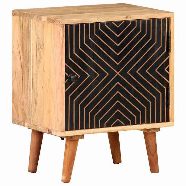 vidaXL Noční stolek 40 x 30 x 50 cm masivní akáciové dřevo