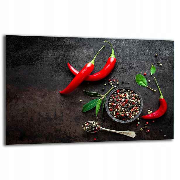7v1 Skleněná Ochranná Deska Na Sporák 80x52 Chilli