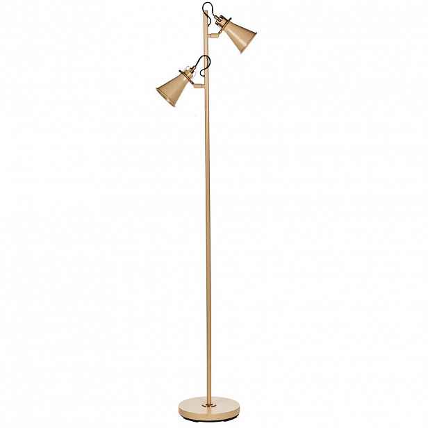 Beliani STOJACÍ LAMPA Béžová/Zlatá Moyola