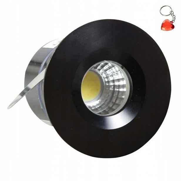 Zapuštěné svítidlo bodové Led 3W IP65 do koupelny SH-14 Bk 2258973 Candellux