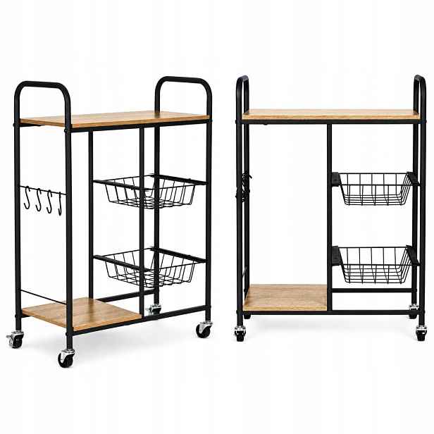 Regál na kolečkách kuchyňský vozík, pomocník, výsuvné koše ModenHome ModernHom