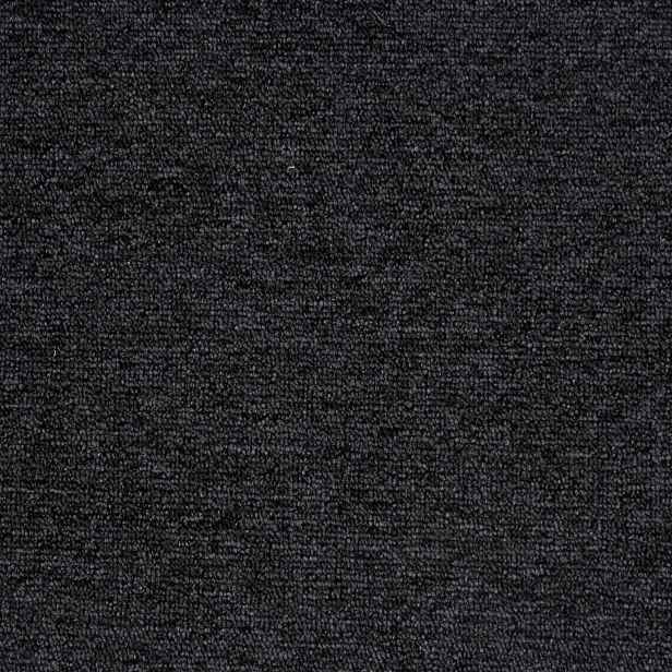 Metrážový koberec Medusa 99, na míru, šíře 4m, černá, ab (mřížka), chodba / předsíň, Associated Weavers