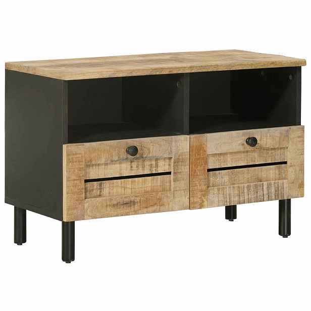 vidaXL Úložné skříně Přírodní 70 x 33 x 46 cm Masivní mangové dřevo