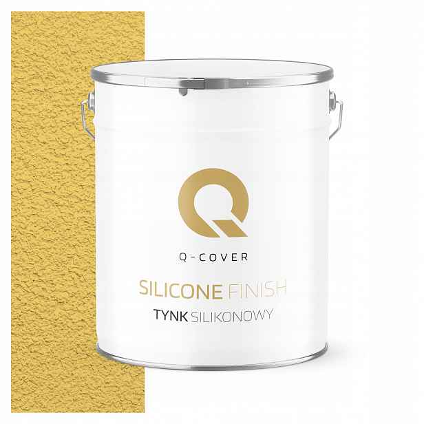 Silikonová Fasádní Omítka Žlutá Citronová F624 7KG Granulace 1.5mm