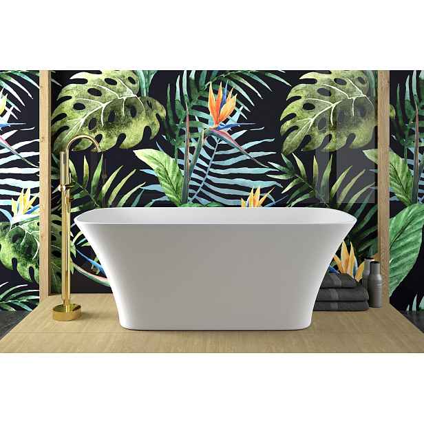 BESCO Olsen Spa  VANASSL16W - Volně stojící vana ASSOS S-LINE bílá