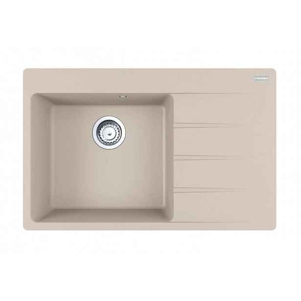 Franke Centro - Fragranitový dřez CNG 611-78 TL/2, 78x50 cm, sahara 114.0637.511
