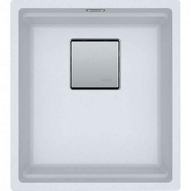 Franke Kubus 2 - Fragranitový dřez KNG 110-37, 41x46 cm, bílá-led 125.0672.041