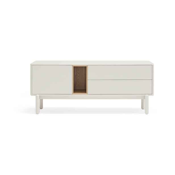 Krémový TV stolek 140x56x40 cm Corvo – Teulat