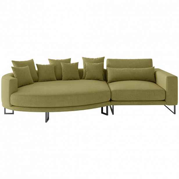 Livetastic POHOVKA BIG SOFA, textil, olivově zelená