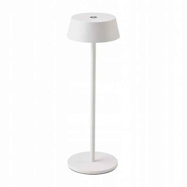 V-tac noční stolní lampička 2W Led 32,5cm nabíjení, stmívání IP54, bílá