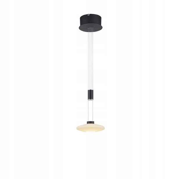 Závěsná Led lampa Lautada Černá Moderní stmívatelná Paul Neuhaus