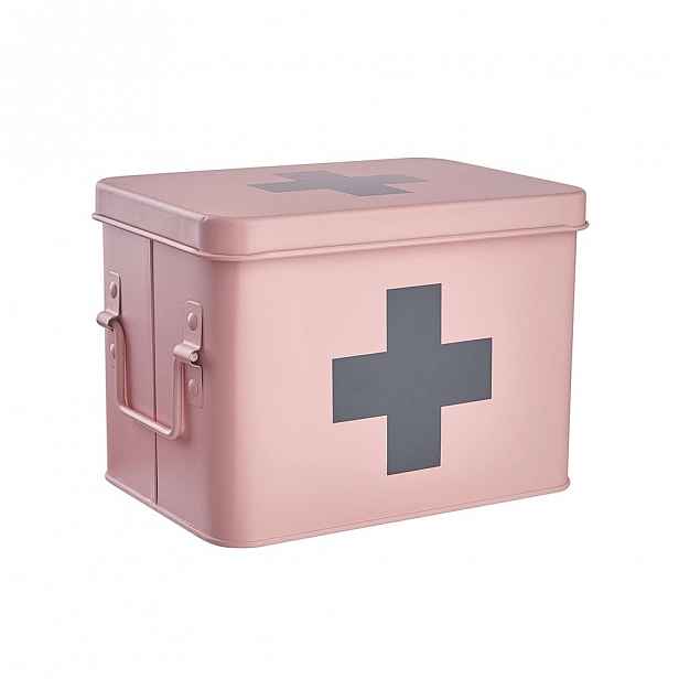 Butlers MEDIC Box na léky - sv. růžová