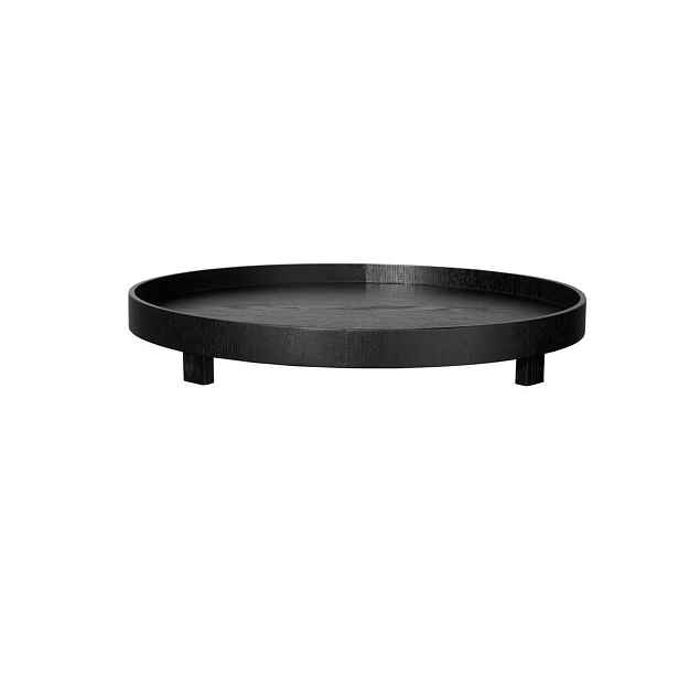 Podnos na nožičkách průměr 40 cm Wood Black ASA Selection - černý