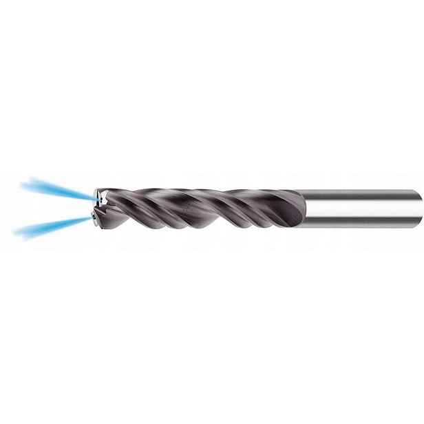 Vrtákový výstružník Vhm TiALN, stopka Ha, 5xD 8,01 mm