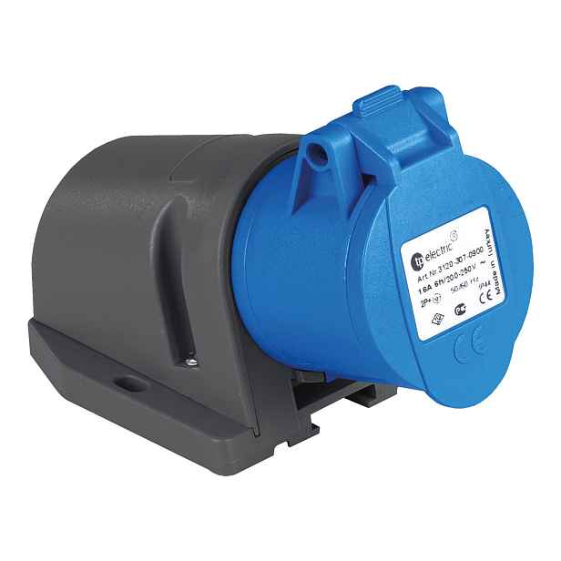 Zásuvka nástěnná SEZ CZ 316-6-ZN-Q 230 V 3pól 16 A