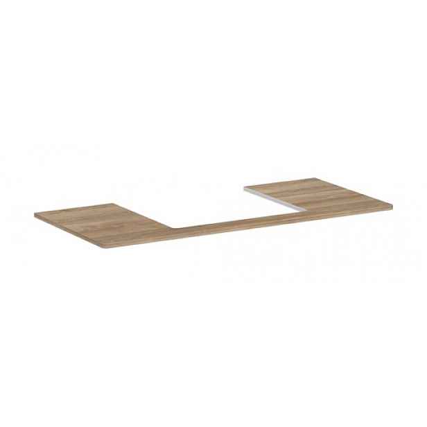 Deska pod umyvadlo Hansgrohe Xelu Q 118x1,6x55 cm přírodní dub 54111230