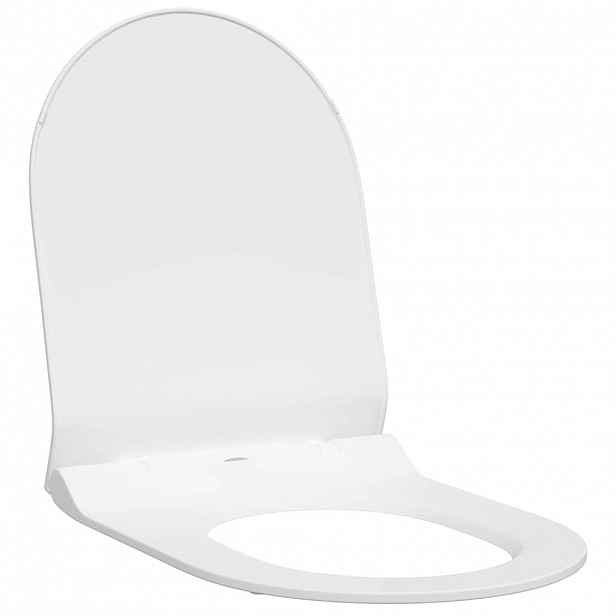 vidaXL Toaletní prkno Nastavitelná Bílý 50 x 36,5 x 5 cm Polypropylen
