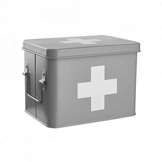 Butlers MEDIC Box na léky - šedá