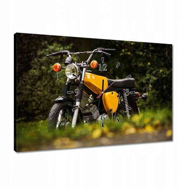 Hodiny 60x40 motocykl Simson Klasika