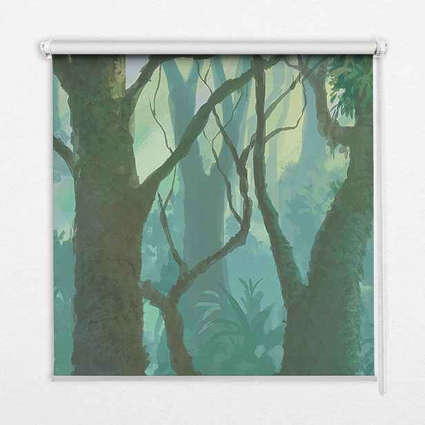 TULUP VNITŘNÍ roleta - okenní roleta - roleta - 60x140 cm - Stromy