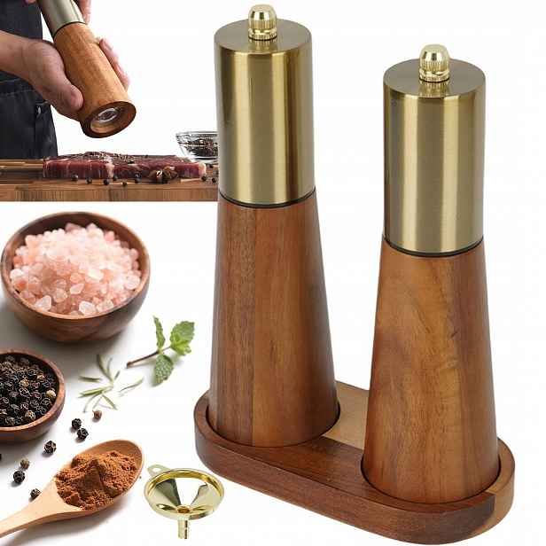 2 X Mlýnek Na Pepř, Sůl, Mletí Koření, Mlýnek, Sada Mlýnků, Koření