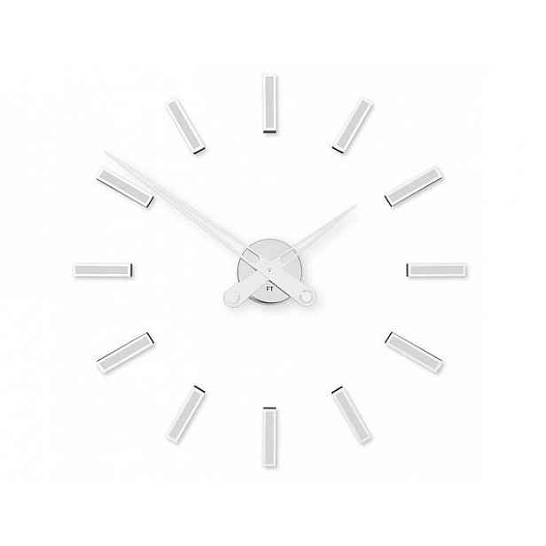 Designové nalepovací hodiny Future Time FT9600WH Modular white 60cm