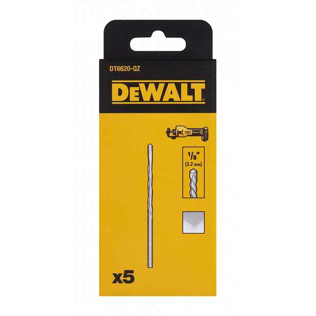 DeWALT - Řezný nástroj na sádrokarton 3,2 mm, 5 ks DT6620
