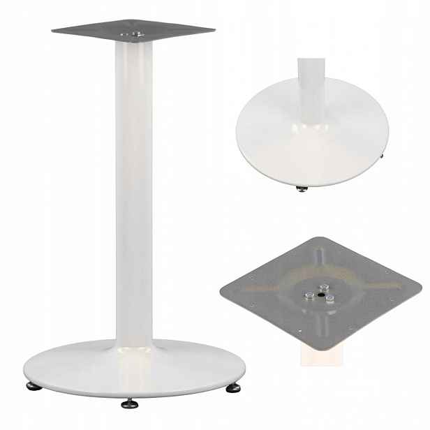 Základna/noha Pro Stůl NY-B006/57/72 Bílá Deska 90 CM