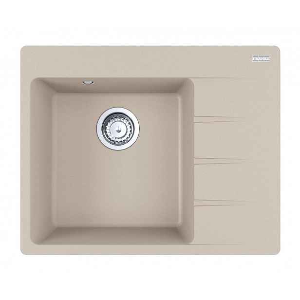 Franke Centro - Fragranitový dřez CNG 611-62 TL/2, 62x50 cm, sahara 114.0637.493