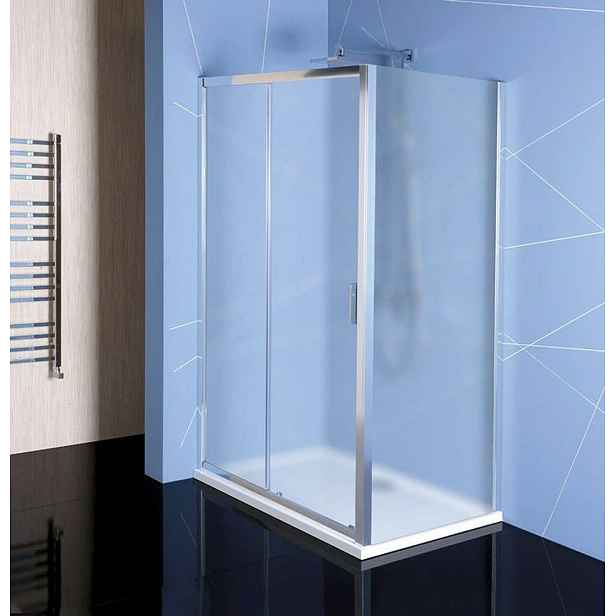 Polysan Easy Line - Sprchový kout 120x80 cm, L/P varianta, sklo Brick/chrom EL1238EL3238