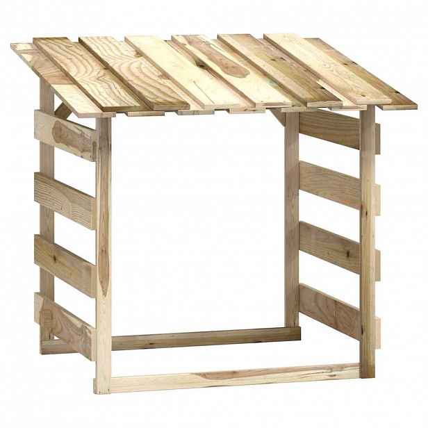 vidaXL Pergola se střechou 100 x 90 x 100 cm impregnované borové dřevo