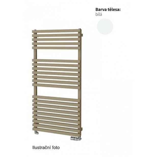 Radiátor kombinovaný ISAN Club Edge 118,2x60 cm bílá DCLE11820600