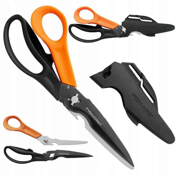 Fiskars Profesionální Univerzální Multifunkční Nůžky S Krytem 23 CM