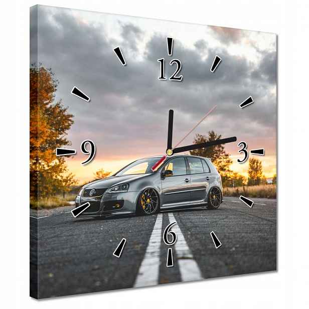 Hodiny 30x30 Volkswagen Golf
