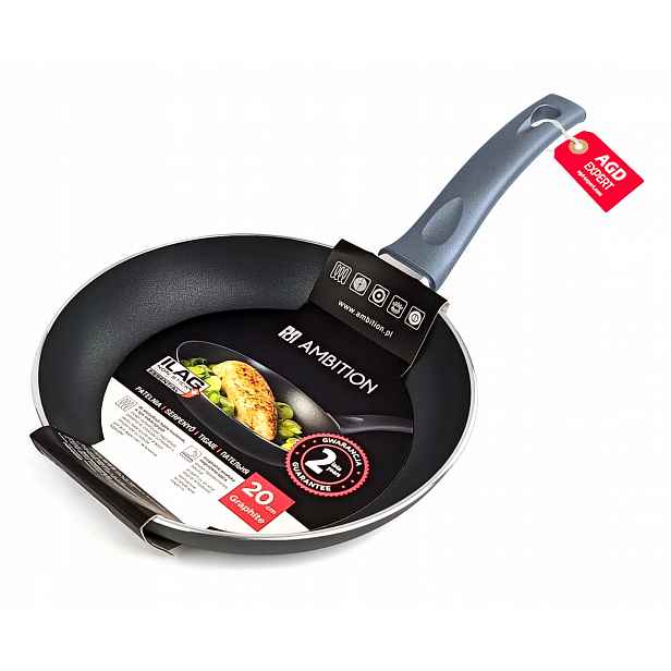 Pánev Ambition Graphite 20 CM Indukční, Povrchová Úprava Ilag Basic