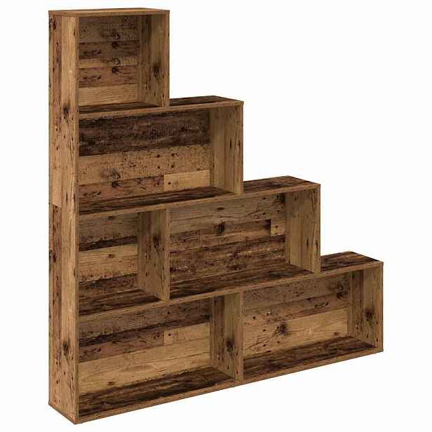 vidaXL Knihovna old wood 157x24x160 cm kompozitní dřevo
