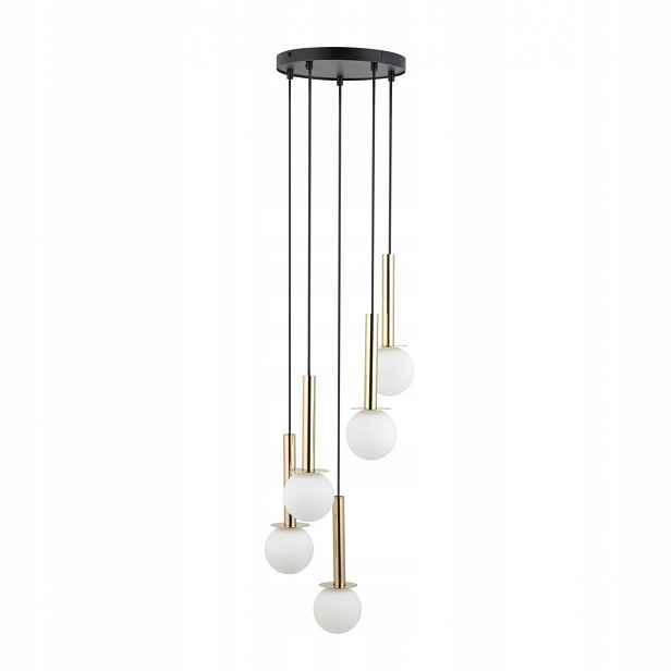Lustr Závěsná lampa Pendel Černý Kov Regulace Sigma Osvětlení 115 cm