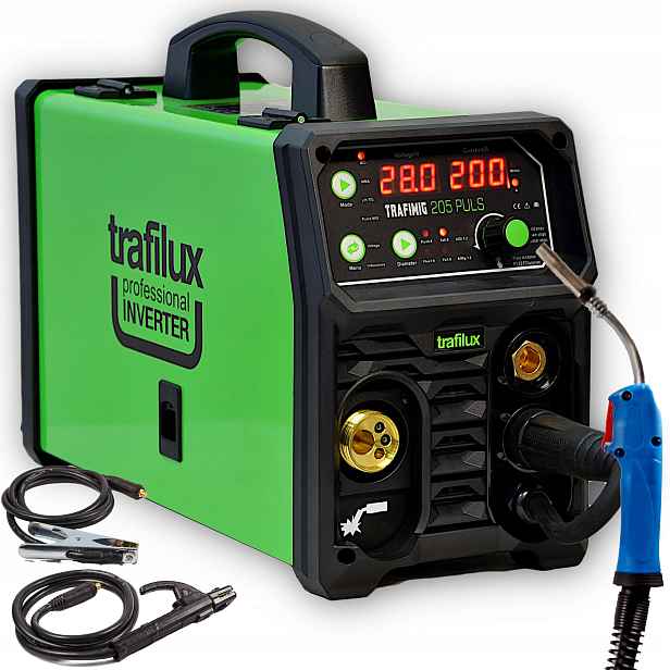 Svařovací stroj Mig Mag 200A Puls Synergia 205 Mma Tig Lift Igbt 230V Trafmig