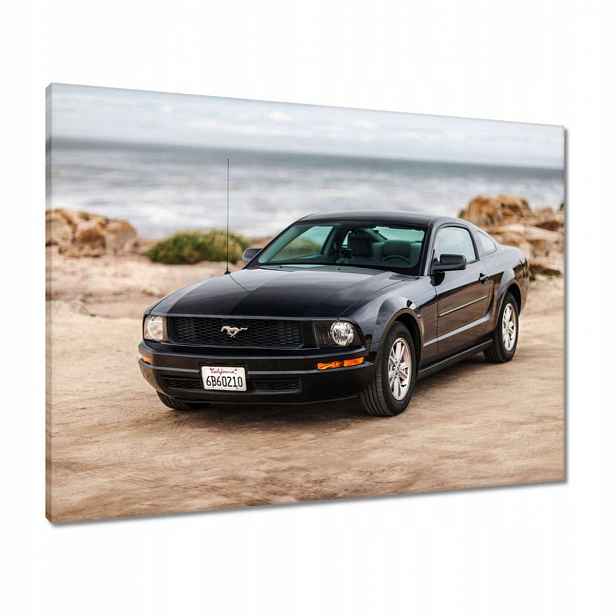 Obrazy 80x60 Černý Ford Mustang