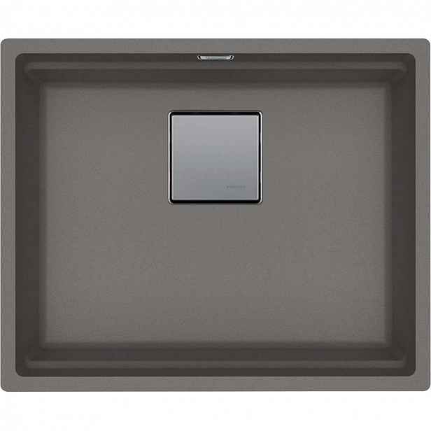 Franke Kubus 2 - Fragranitový dřez KNG 110-52, 56x46 cm, šedý kámen 125.0641.422