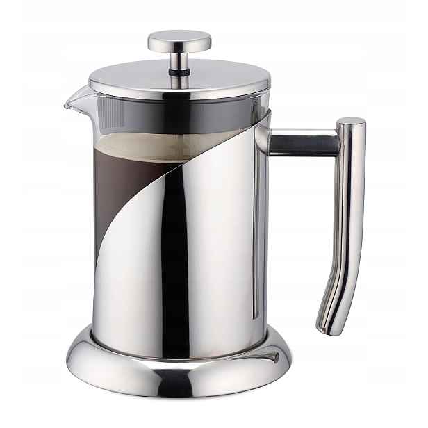 French press Weis 800 ml, nerez borosilikátové sklo