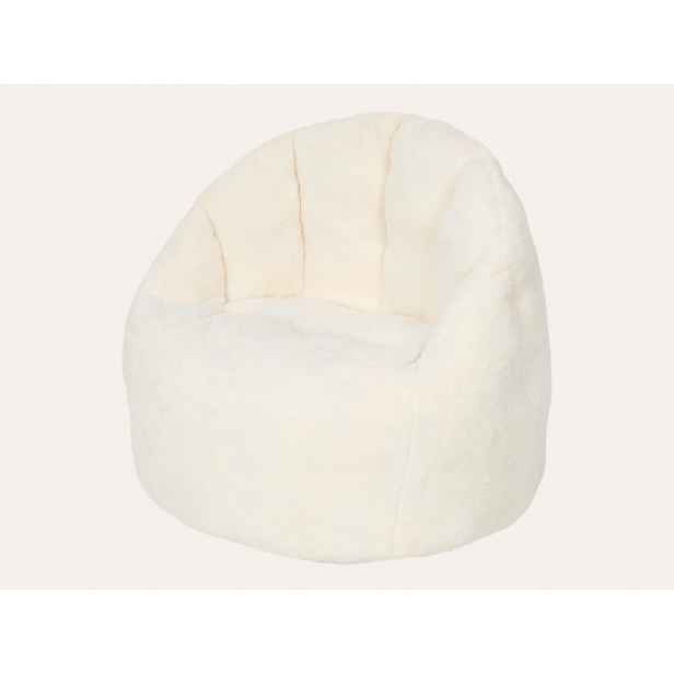 Little Dutch Křeslo dětské plyšové Soft White