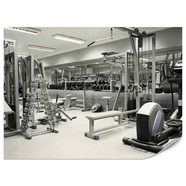 Muralo FOTOTAPETA Fitness centrum Interiér Vybavení Moderní Sport 250x175
